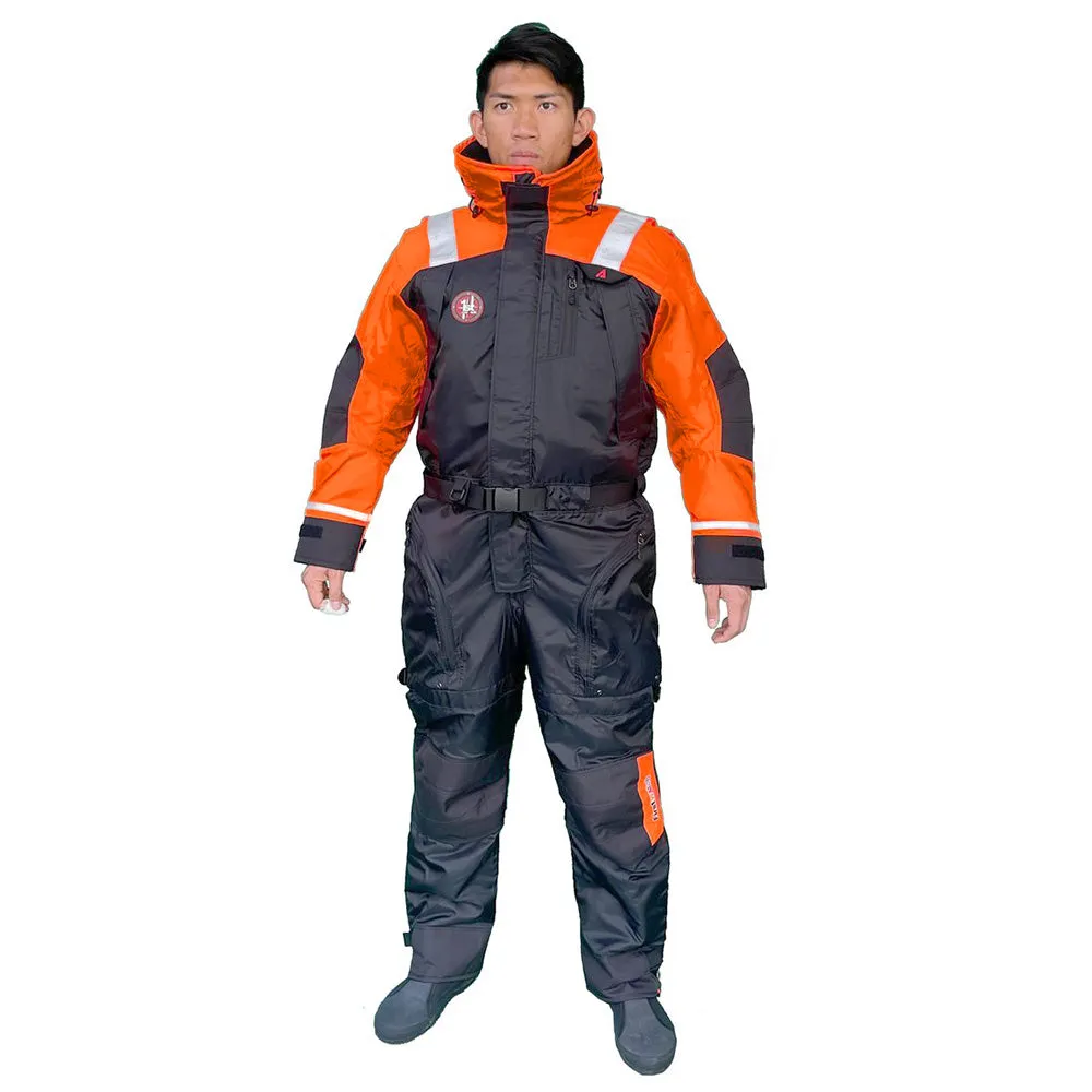 First Watch Anti-Exposure Suit Hi-Vis - Orange/Black - Medium [AS-1100-OB-M]