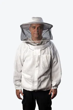 Forest beekeeping Supply Ventilated Premium beekeeping Jacket With Round Hood