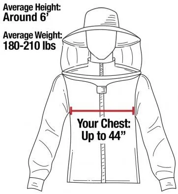 Forest beekeeping Supply Ventilated Premium beekeeping Jacket With Round Hood