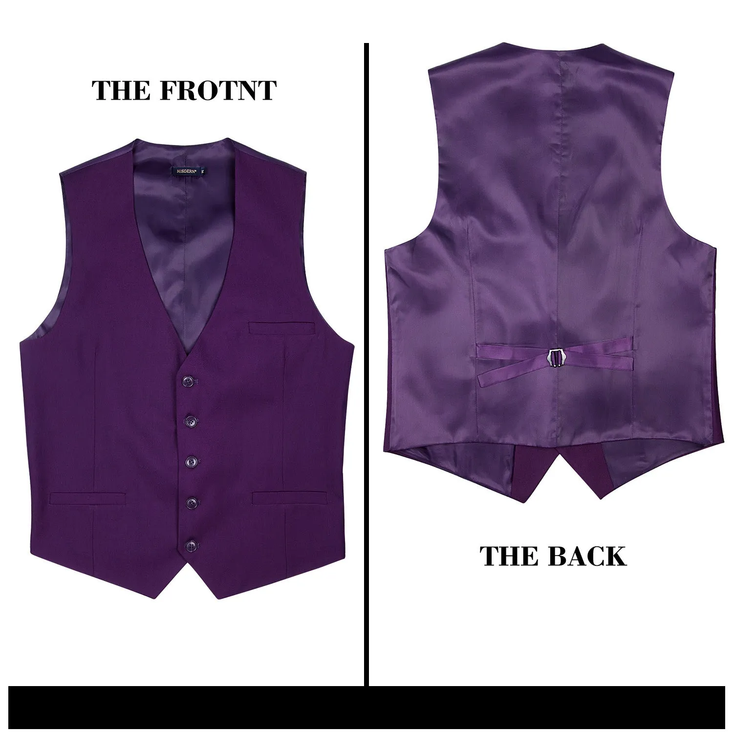 Formal Suit Vest - PURPLE