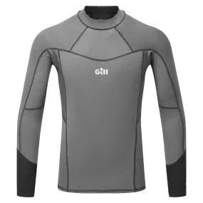 Gill Pro Rash Vest LS UV  shirt lange mouwen grijs heren