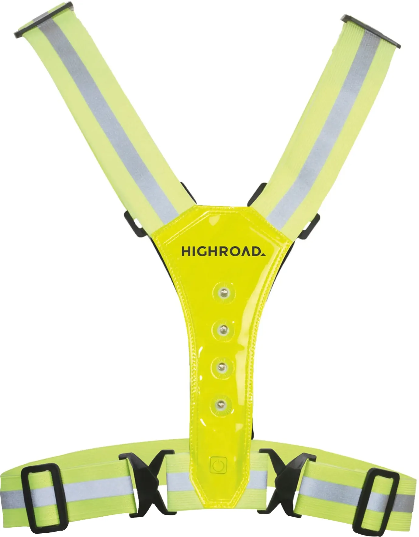 Highroad LED Sports Reflective Vest - Yellow