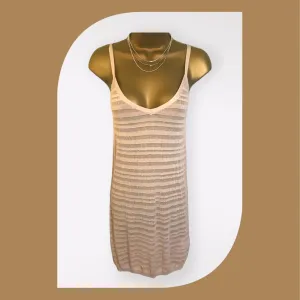 Hoss Intropia Beige Knitted Mini Dress UK 12 US 8 EU 40