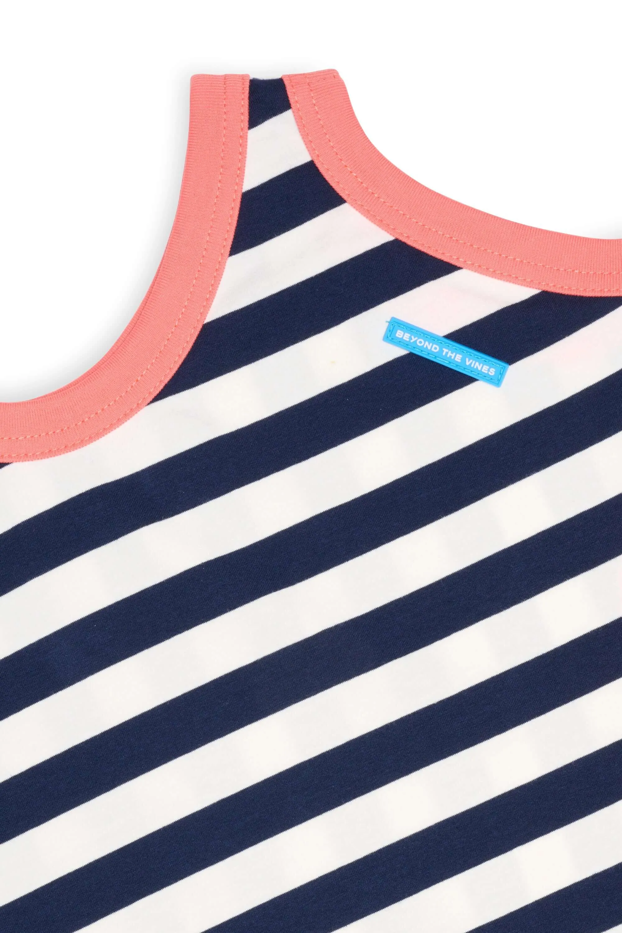 Kids Striped Trapeze Dress