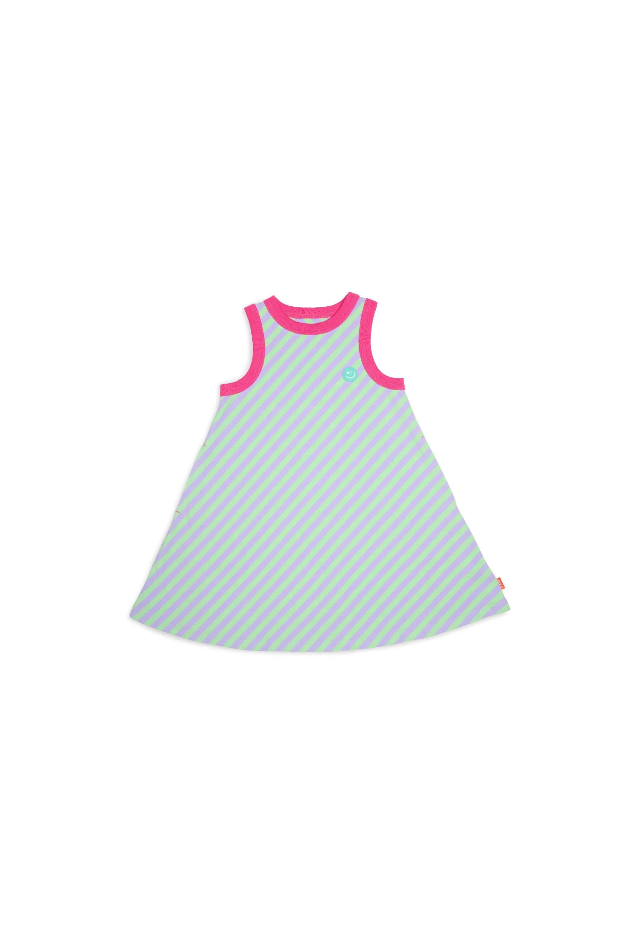 Kids Striped Trapeze Dress