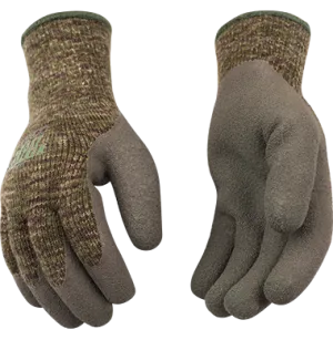 Kinco 1788 FrostBreaker Camouflage Heavy Thermal 7-Gauge Acrylic Knit Shell Crinkle Latex Coated Palm Acrylic & Elastic Knit Wrist Gloves (One Dozen)