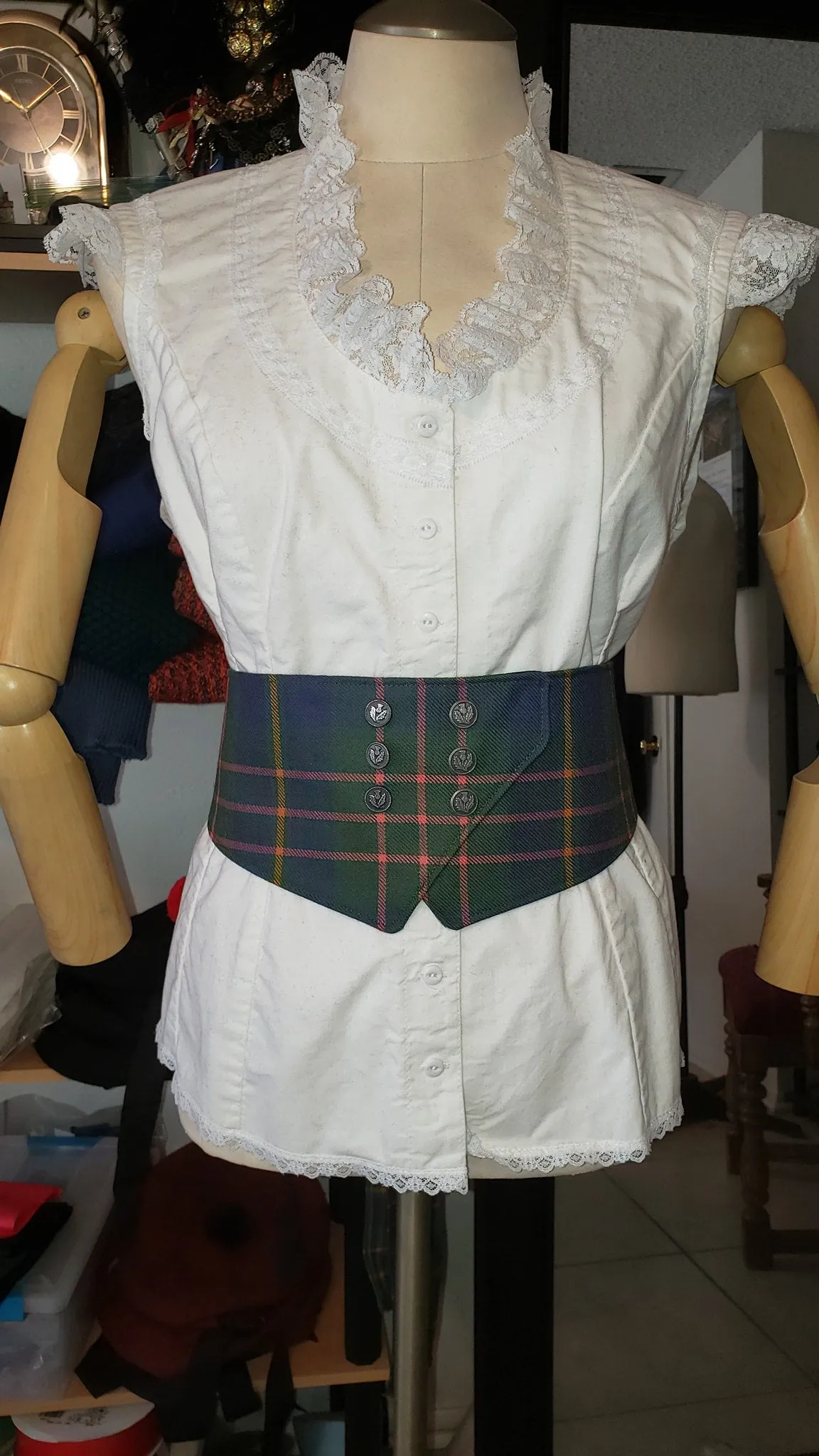 Ladies Tartan Cummerbund