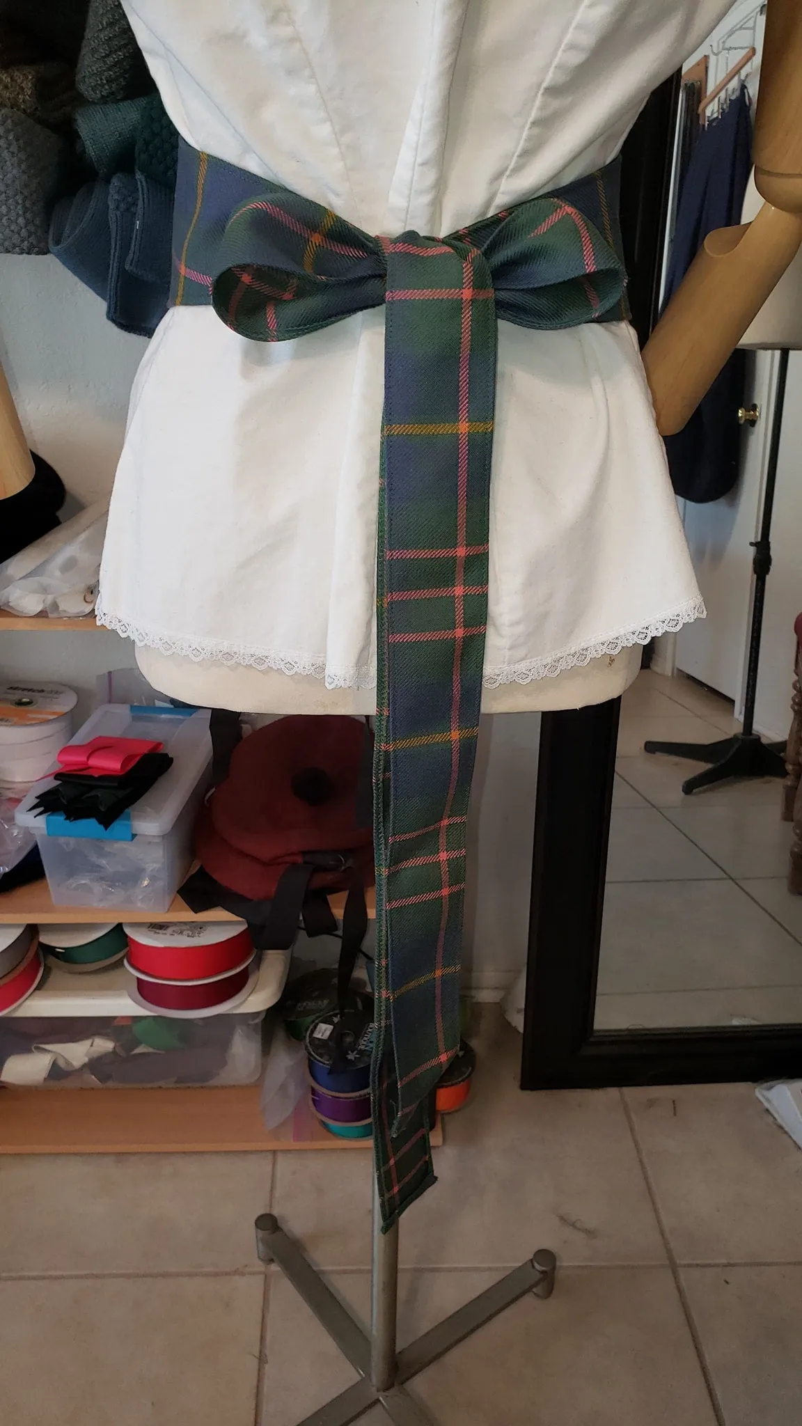 Ladies Tartan Cummerbund