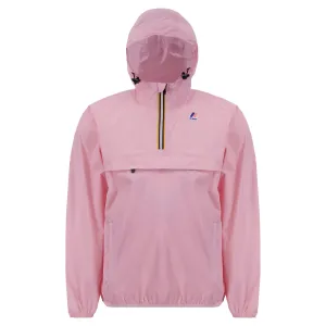 Leon - Packable Quarter Zip Rain Jacket in Pink