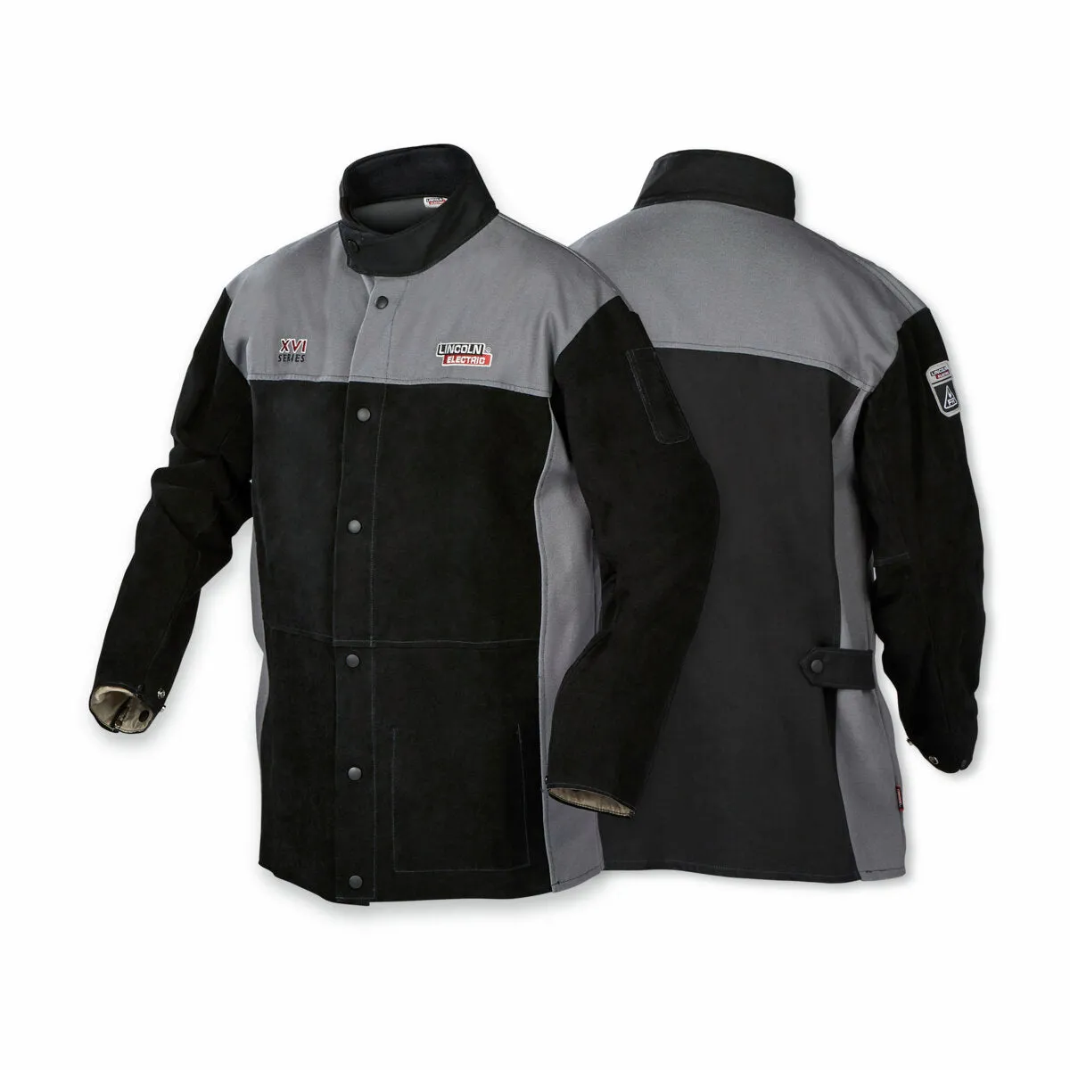 Lincoln Electric K4933 XVI Series Heavy Duty Split Leather FR Welding Jacket