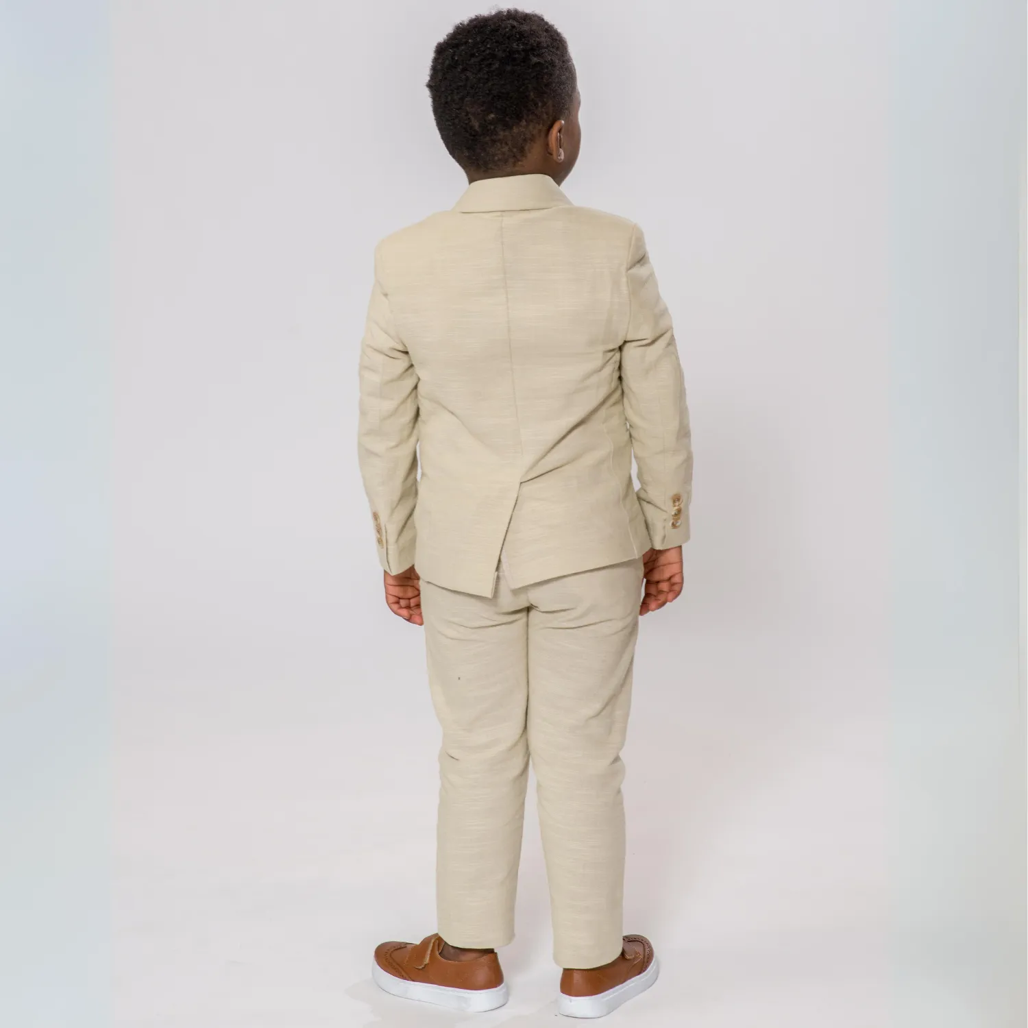 Linen Leo Boys Suit