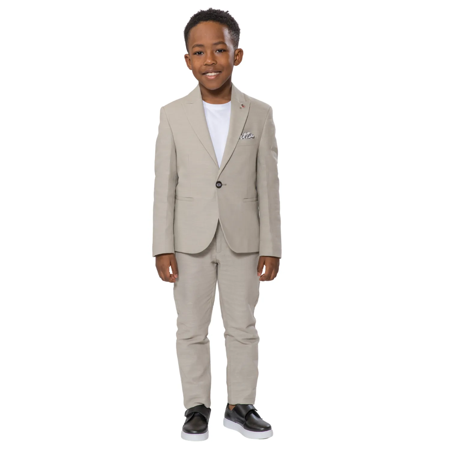 Linen Leo Boys Suit