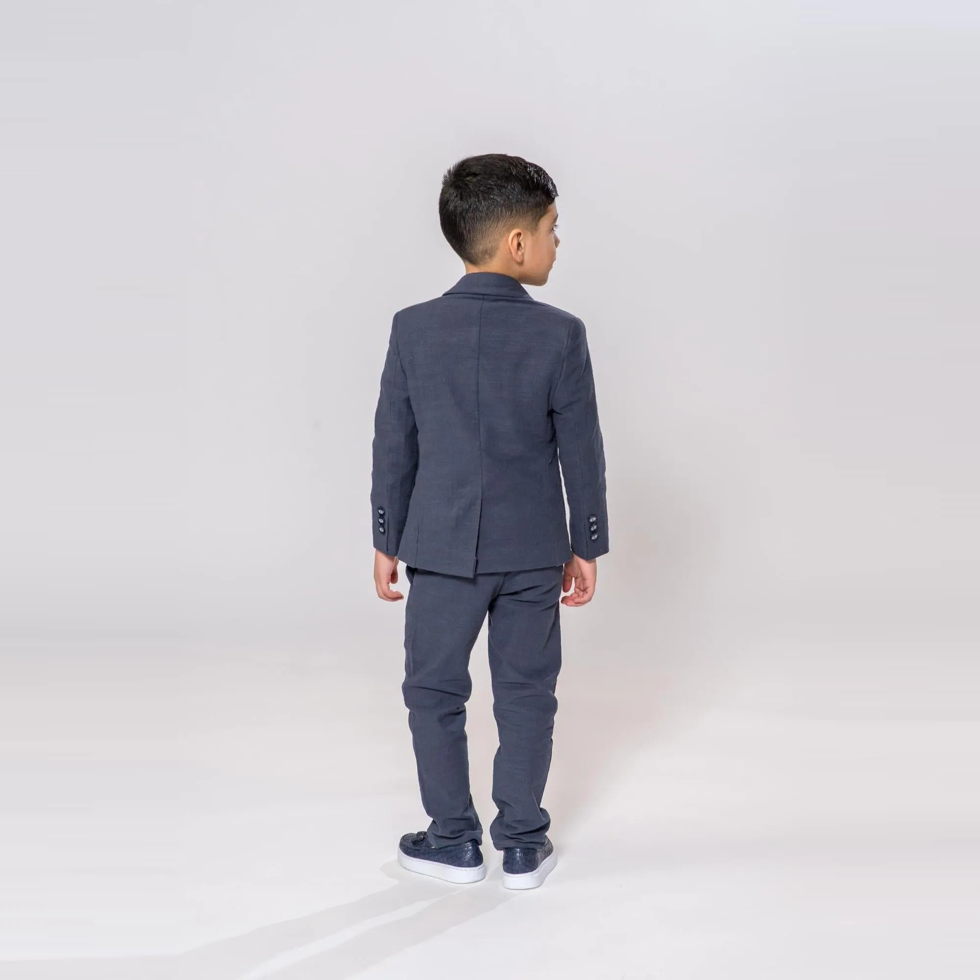 Linen Leo Boys Suit