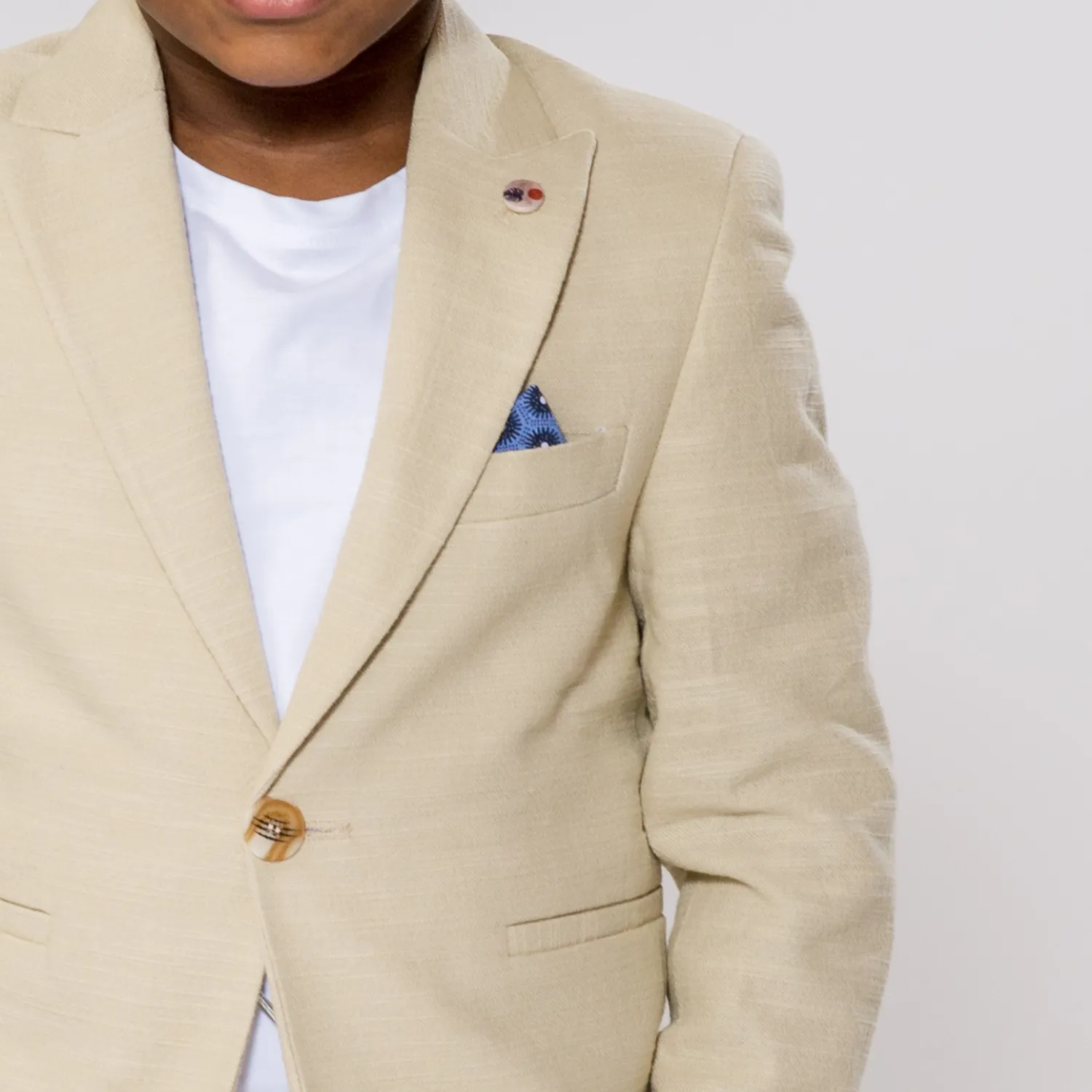 Linen Leo Boys Suit