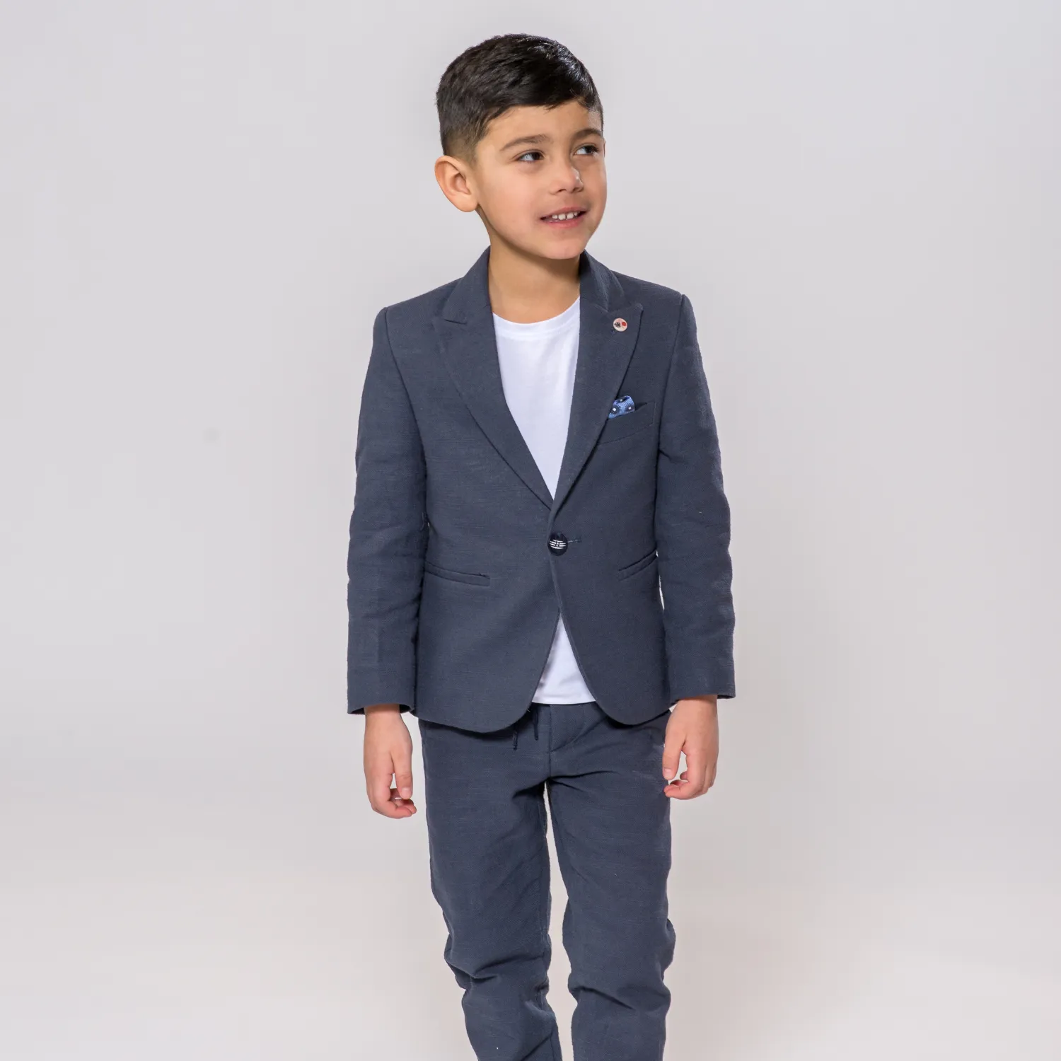 Linen Leo Boys Suit