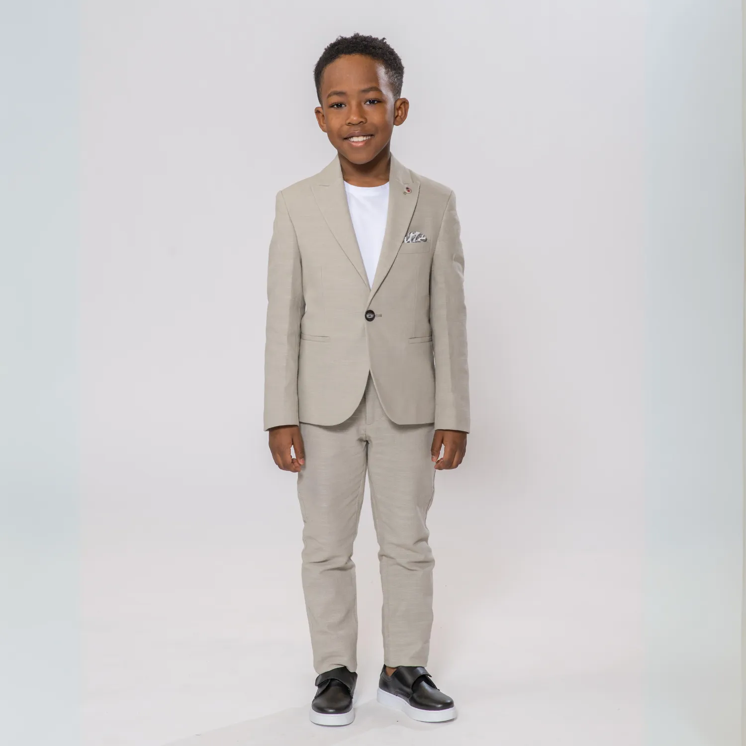 Linen Leo Boys Suit