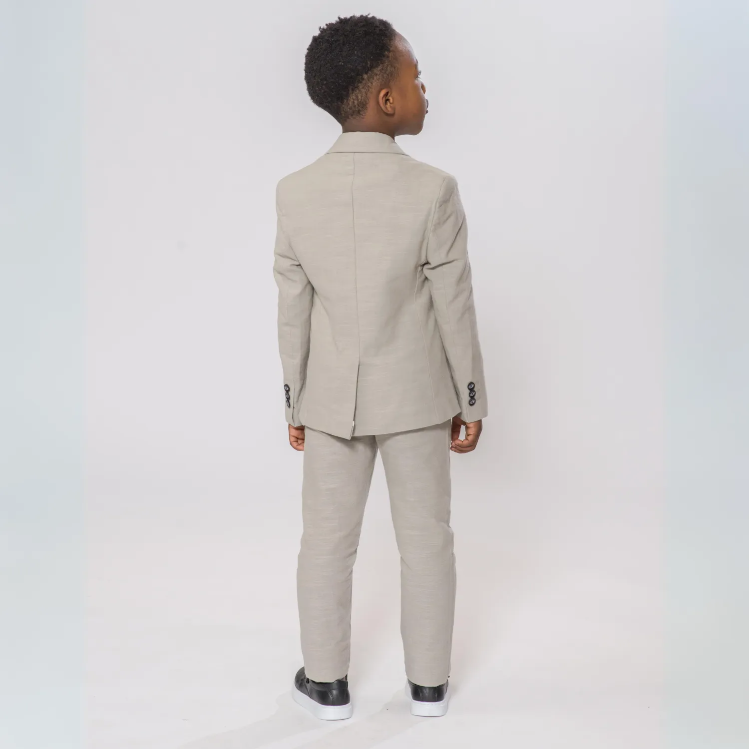 Linen Leo Boys Suit