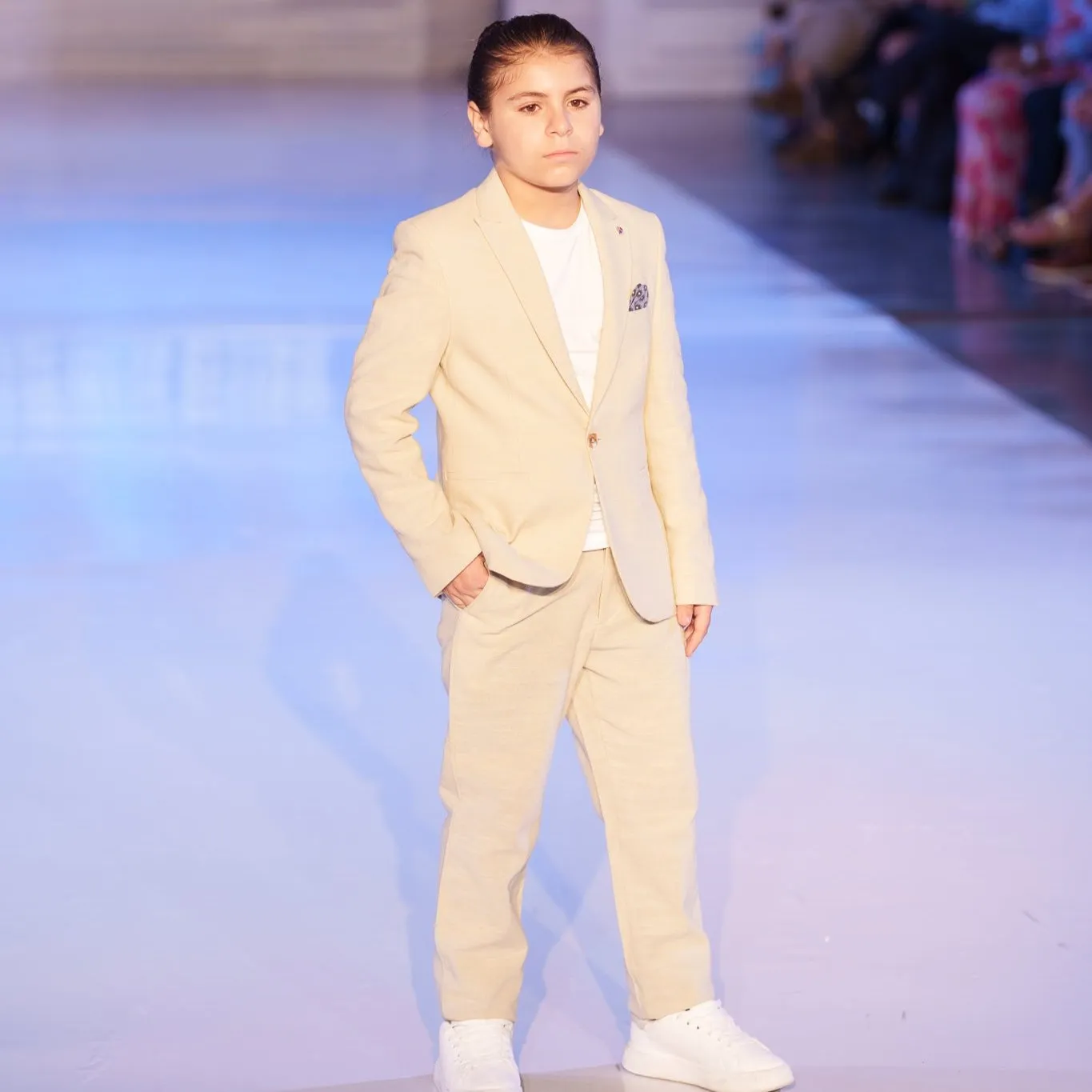 Linen Leo Boys Suit