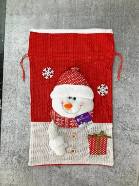 Little Surprise Box Knitted Large Size Christmas Sack and Gift Bag for Christmas Gifts