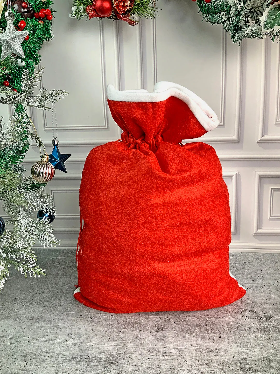 Little Surprise Box Knitted Large Size Christmas Sack and Gift Bag for Christmas Gifts