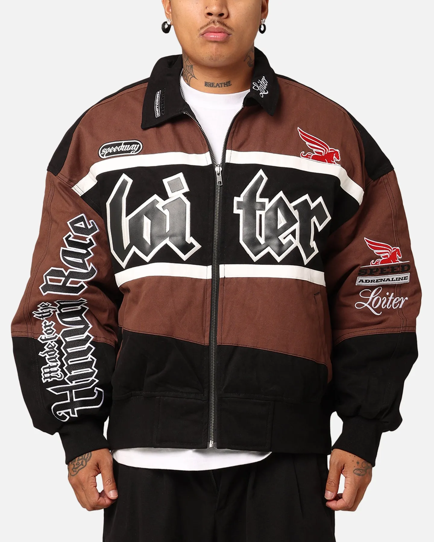 Loiter Drift Circuit Jacket Brown