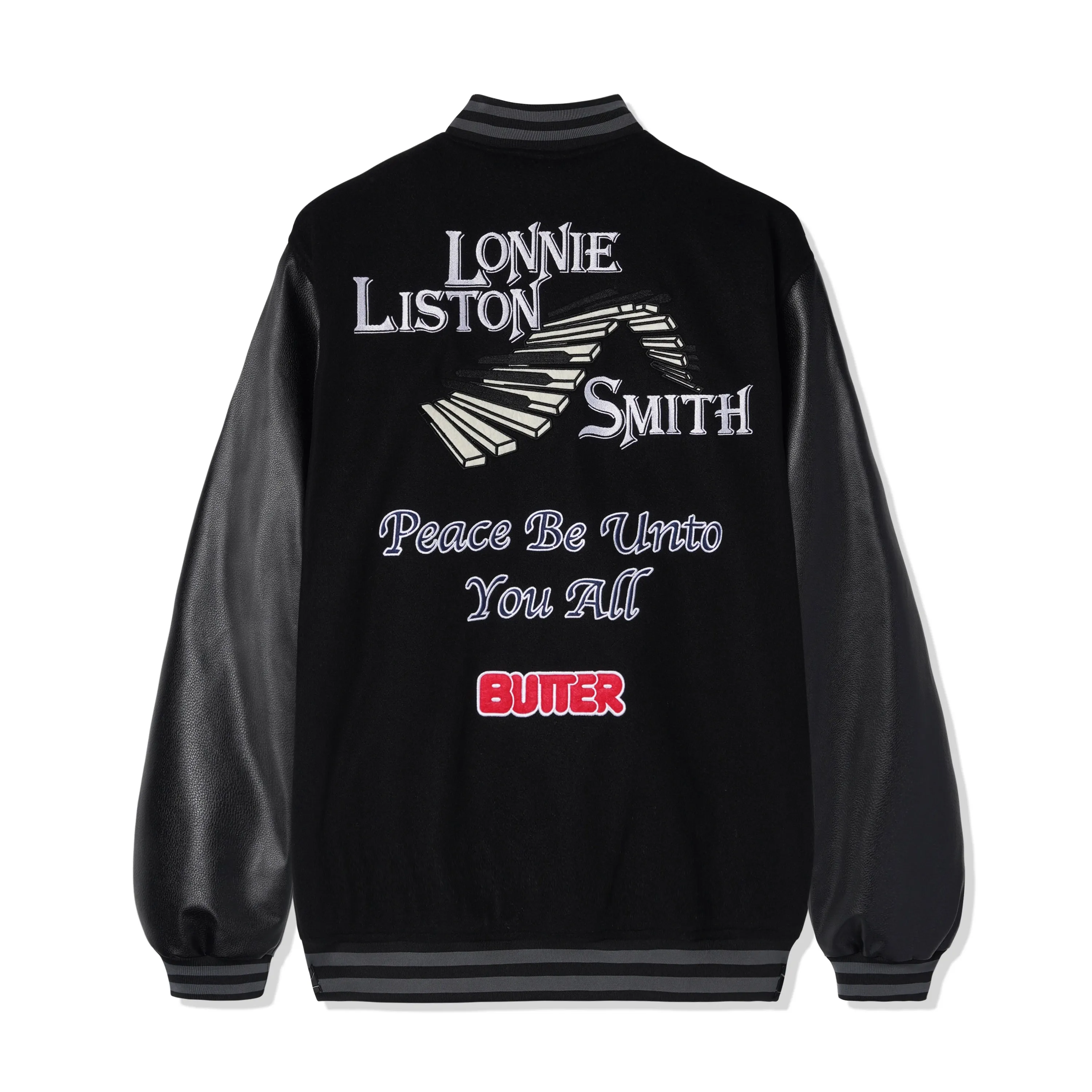 Lonnie Varsity Jacket, Black