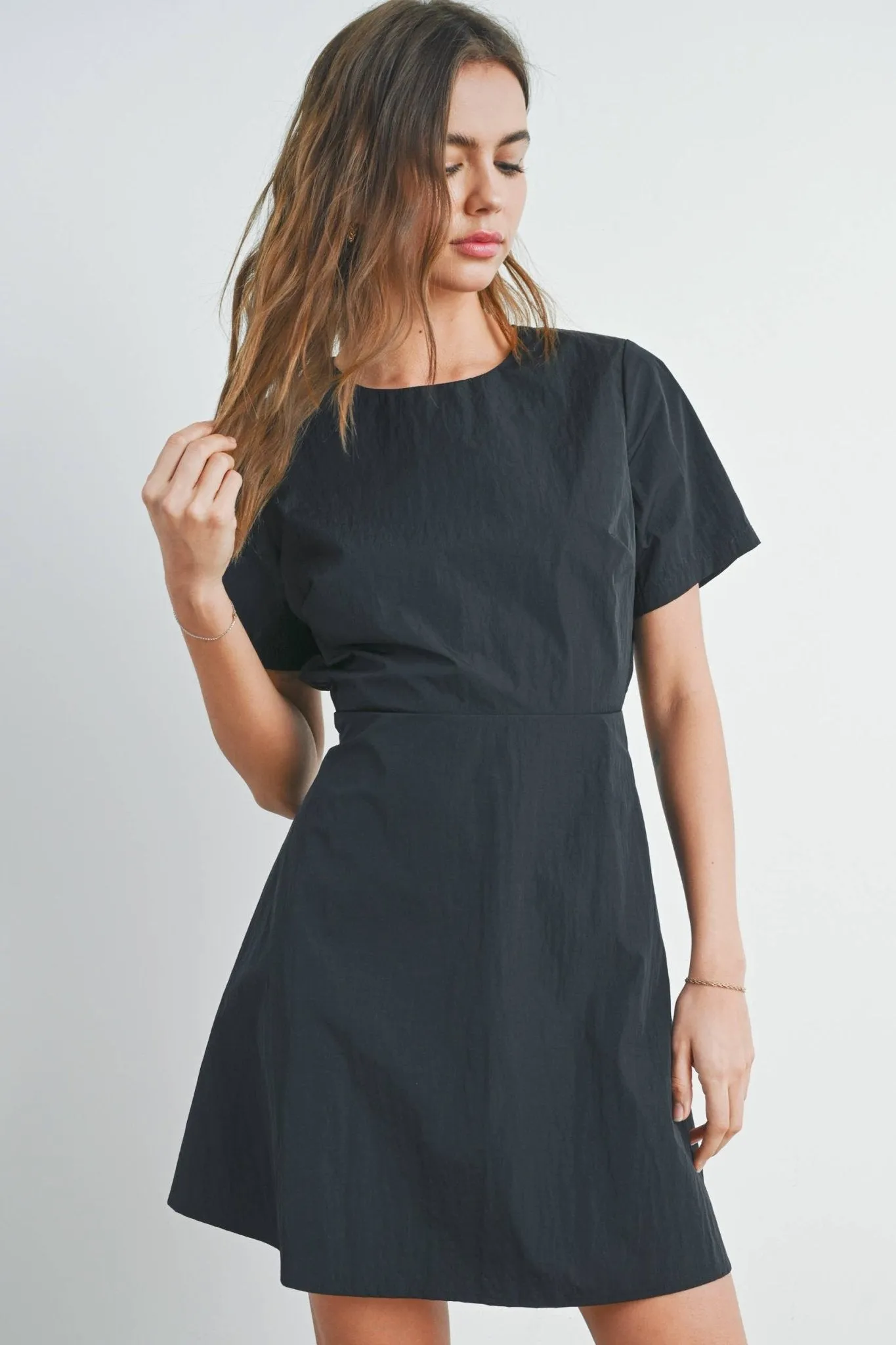 Luella Tie Back Mini Dress