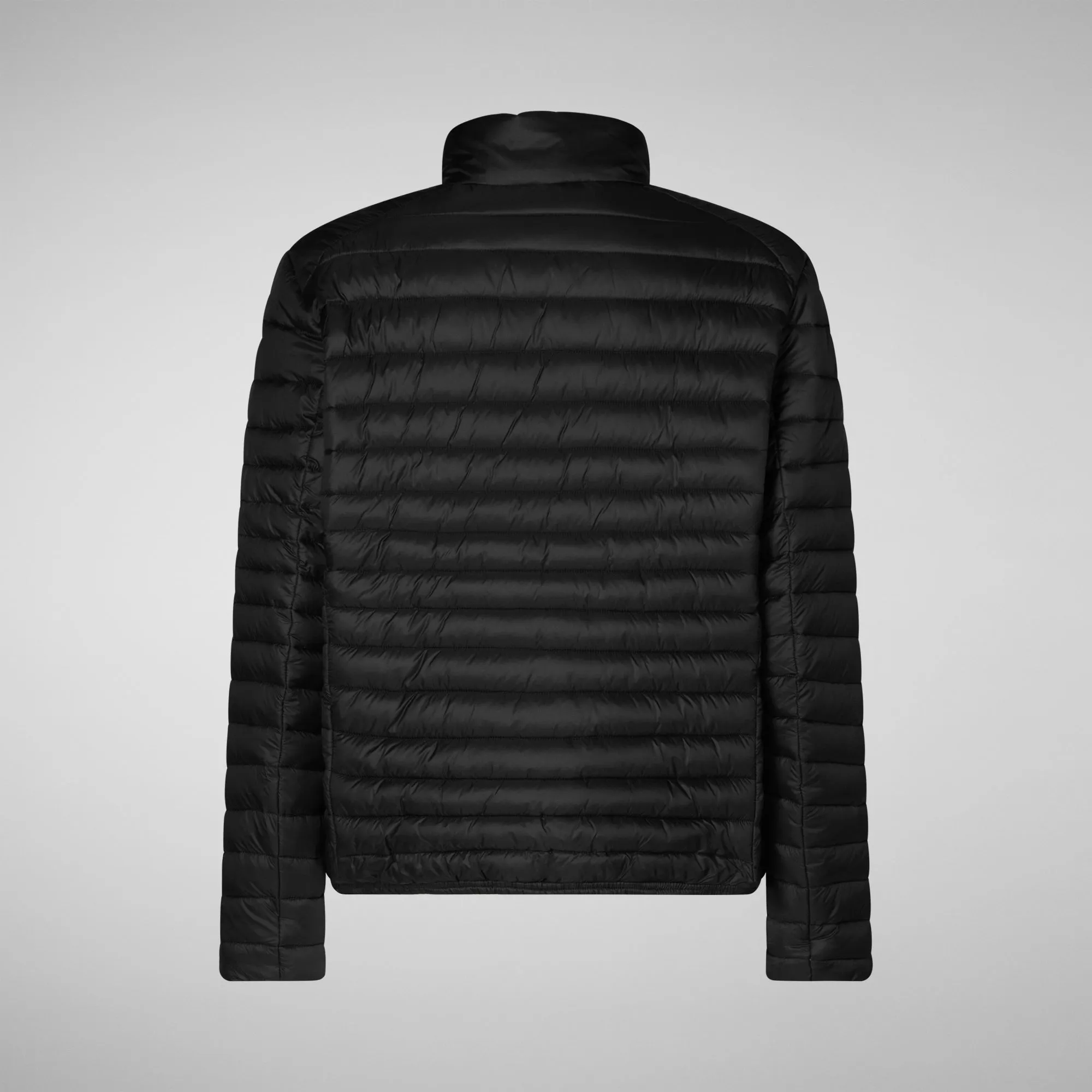 Man's animal free puffer jacket Alexander in black