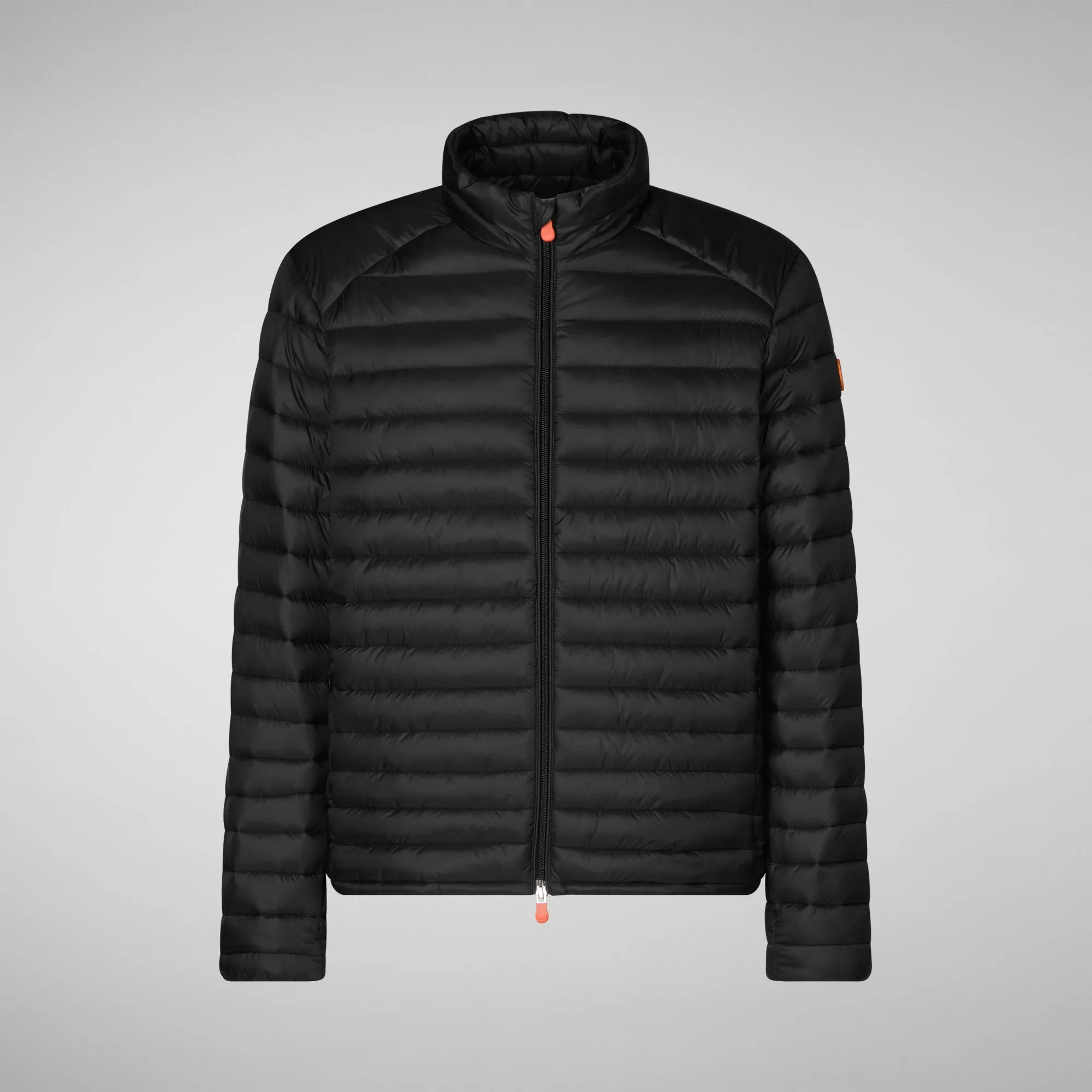 Man's animal free puffer jacket Alexander in black