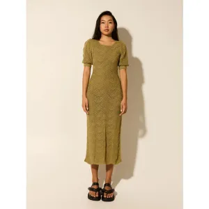 Mariana Knit Midi Dress | Khaki