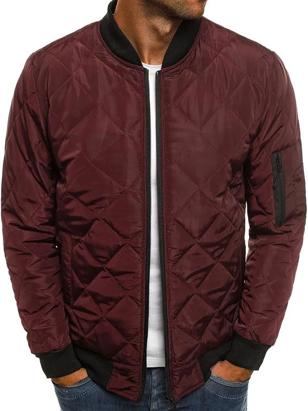 Men's Quilted Padded Jacket