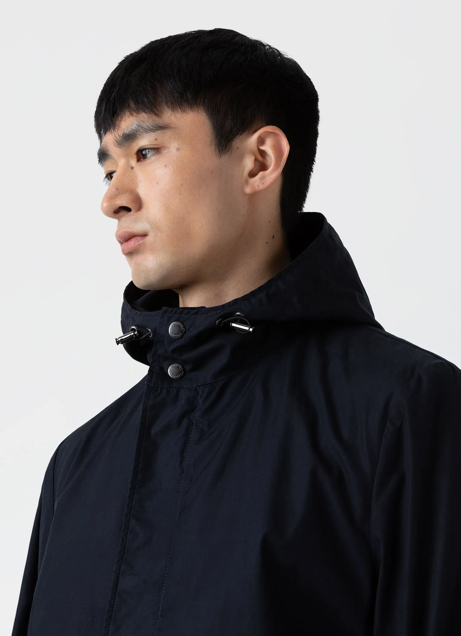 Men's Ventile Parka in Dark Navy