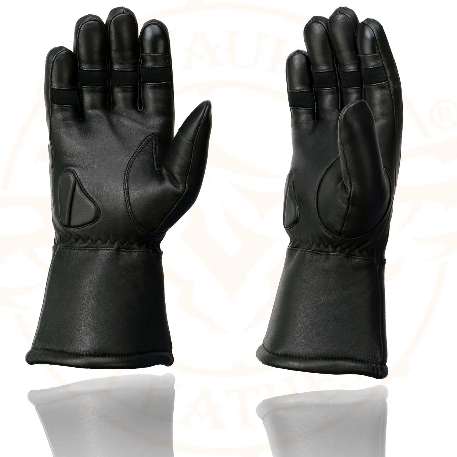 Milwaukee Leather MG7701 Women's Leather Biker Insulated Gauntlet