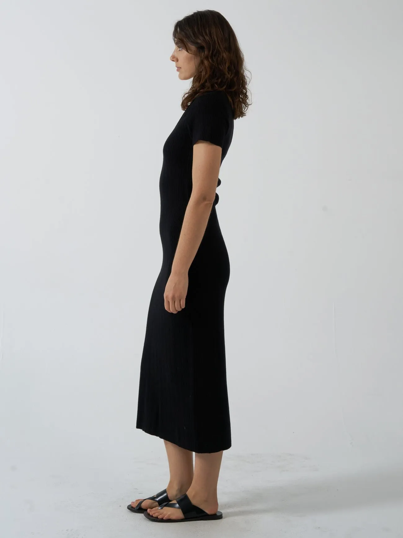 Nisha Knit Dress - Black