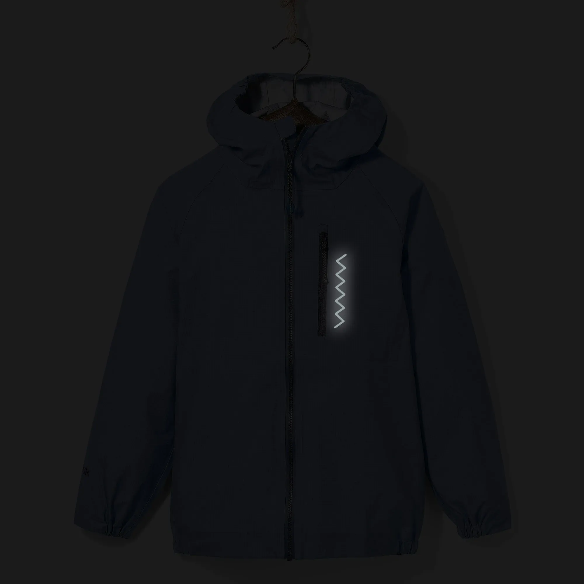 One ultralight rain jacket