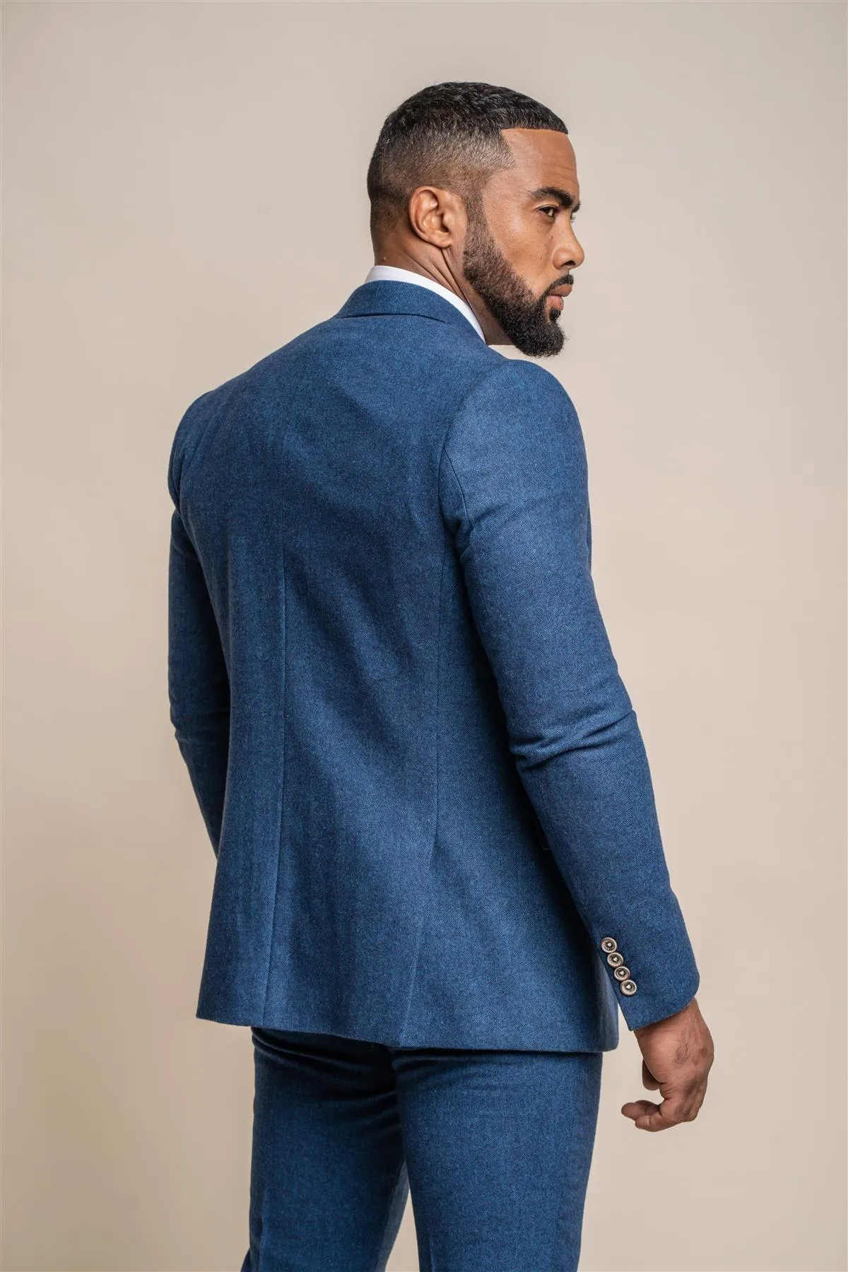 Orson Blue Tweed Blazer