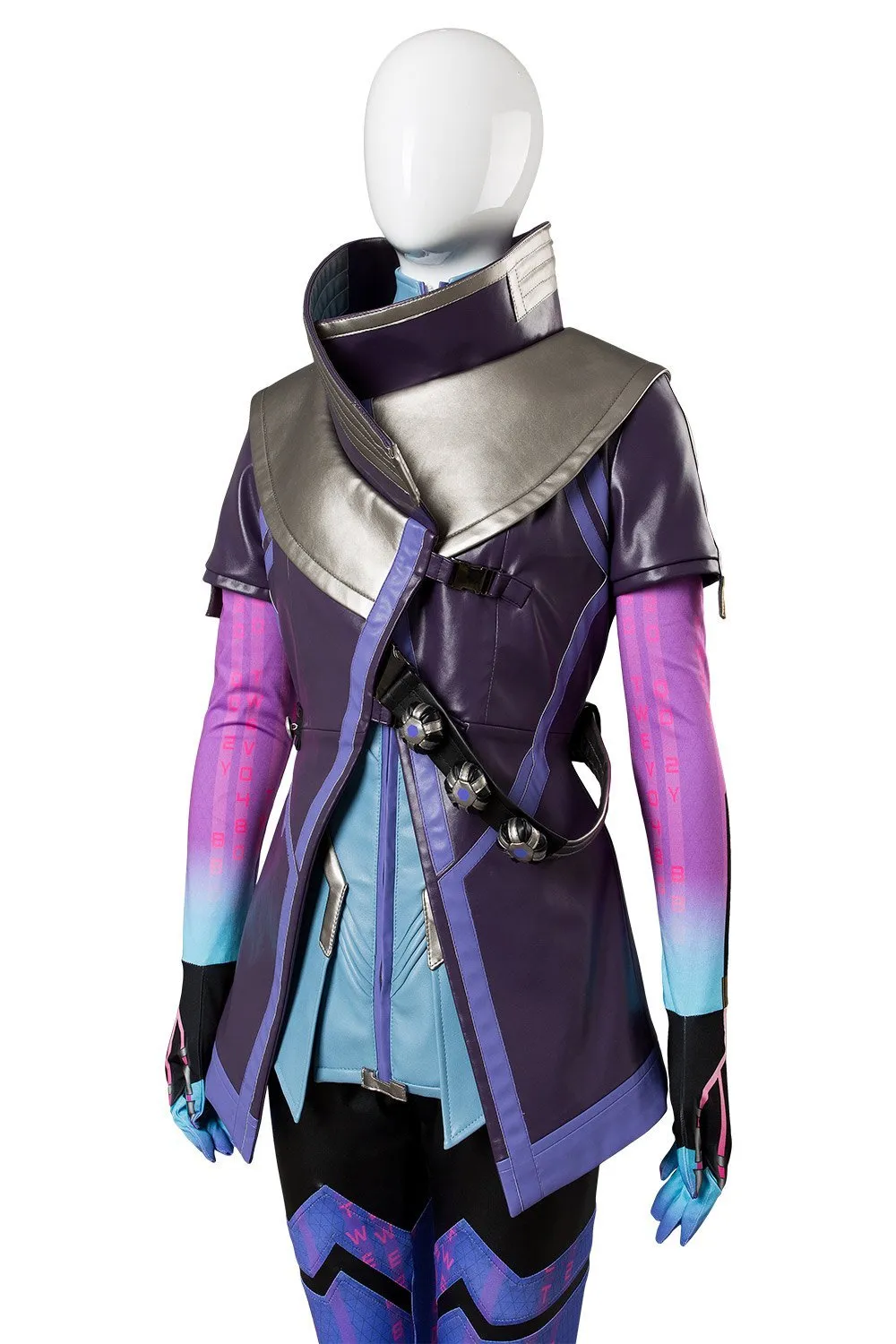 Overwatch Sombra Hacker Outfit Suit Cosplay Costume For Girls Females