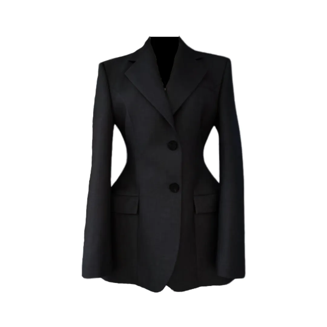 Pre Order: Waist Cinching Hourglass Suit Blazer