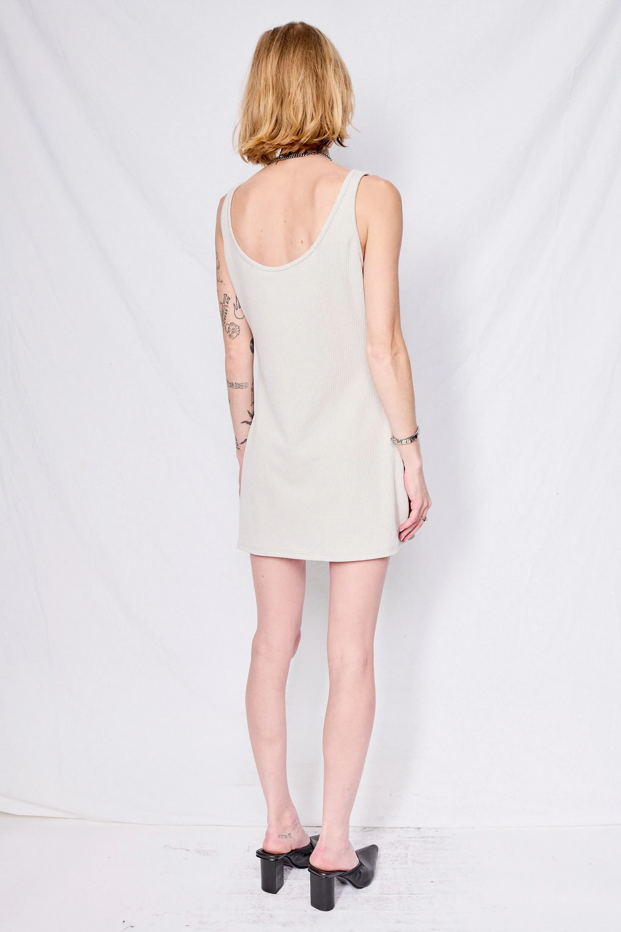 Primer Ribbed Tank Dress