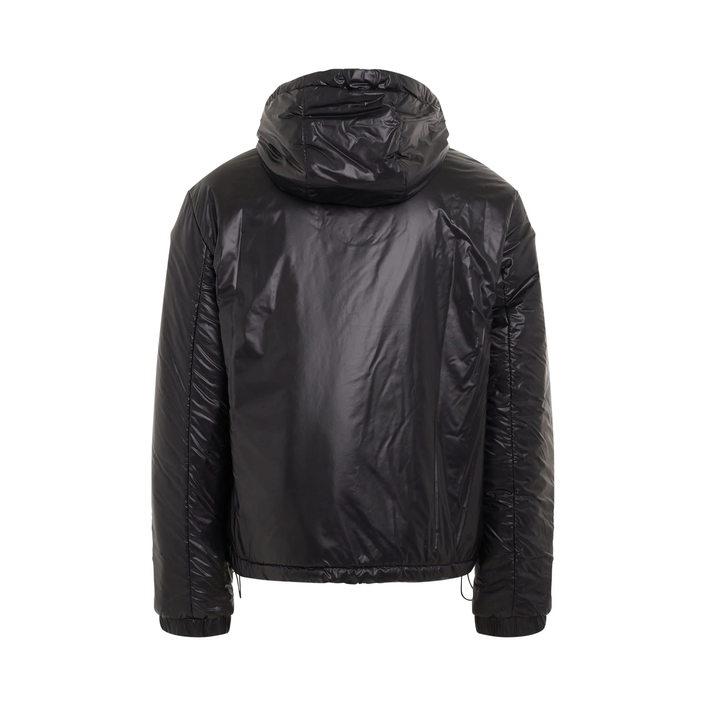 Puffer Anagram Parka in Black