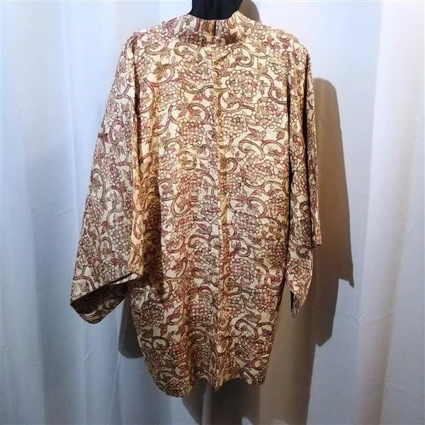 "Katagami Floral" Vintage Japanese Haori