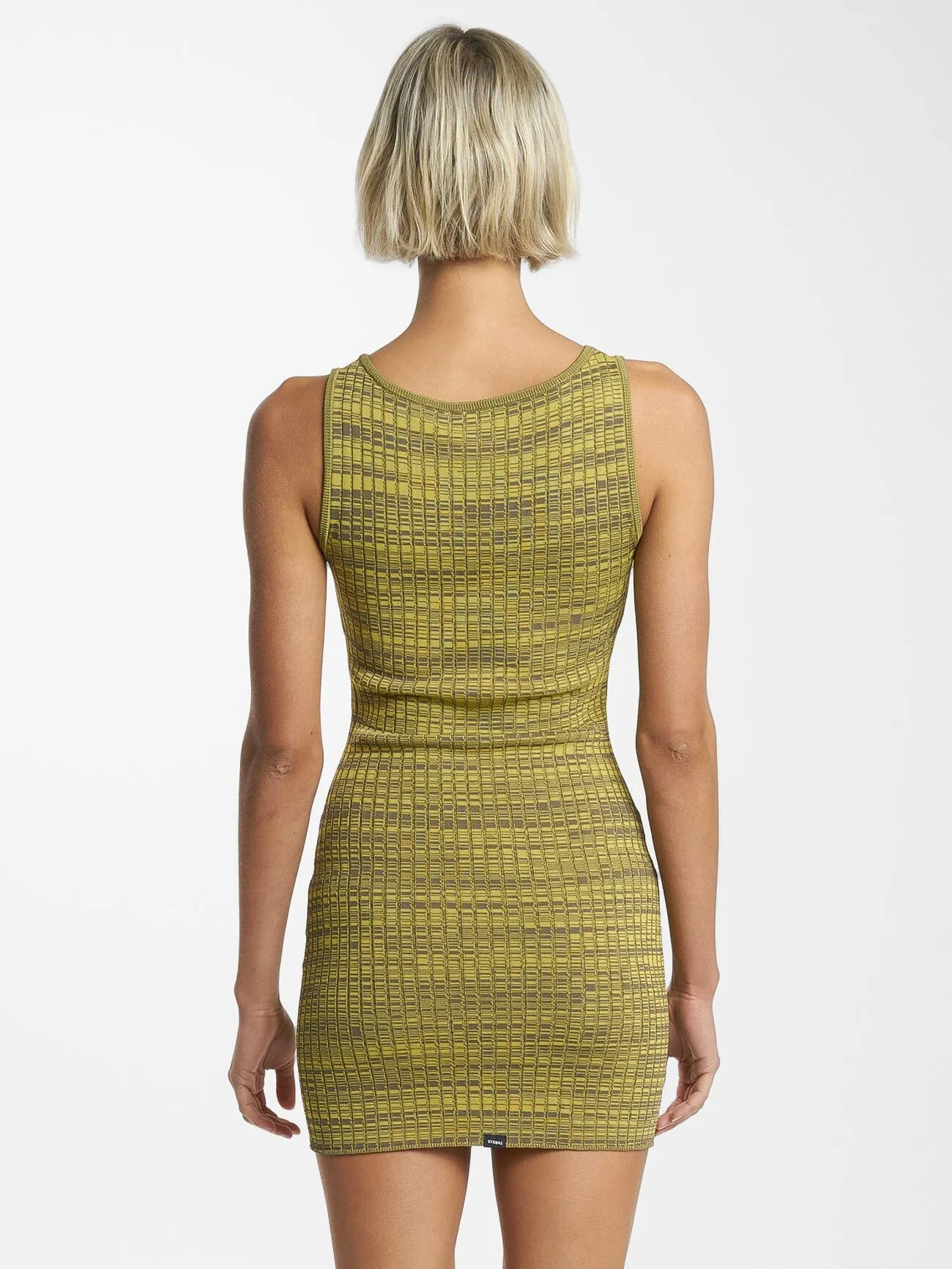 Reaction Knit Mini Dress - Antique Moss