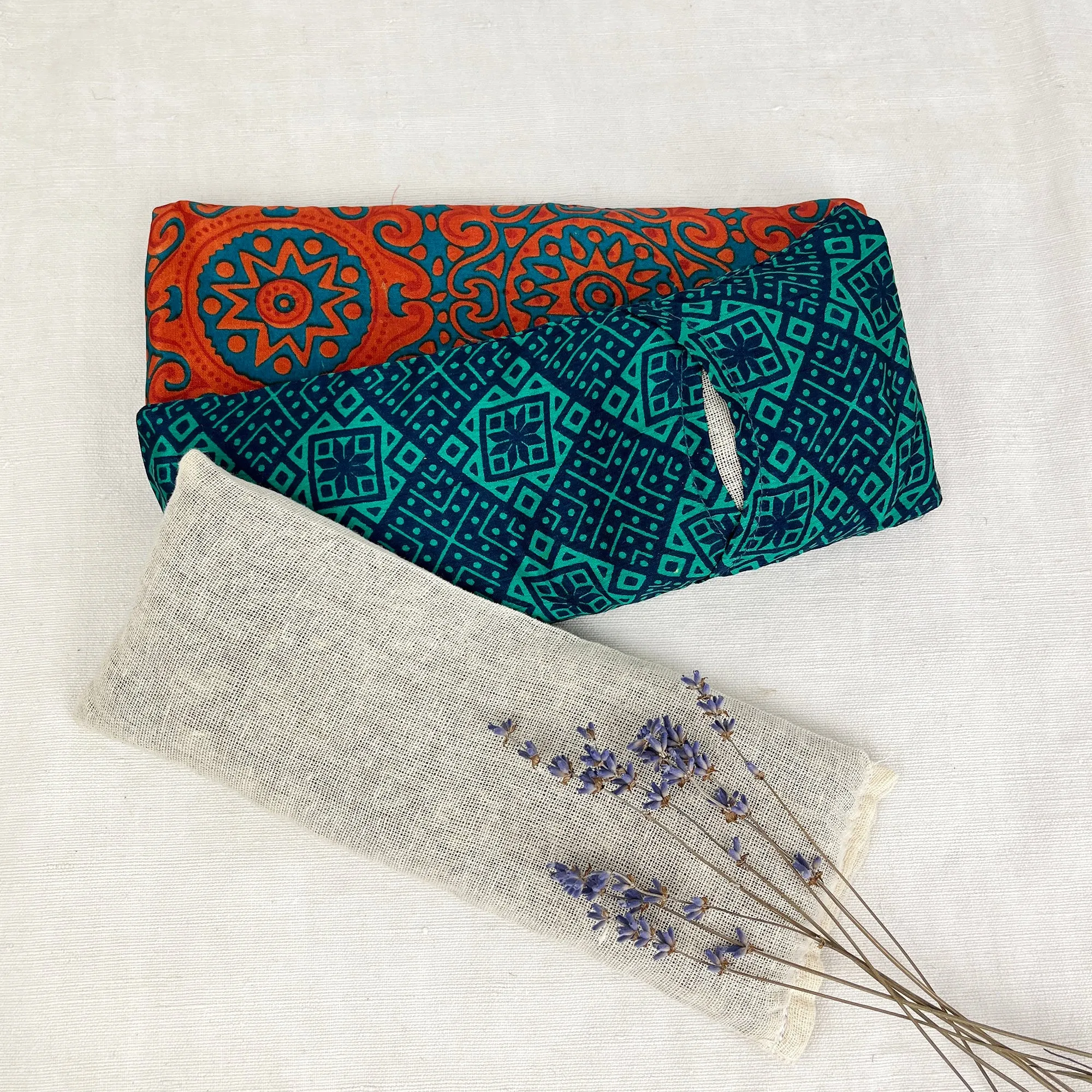 SALMEE Recycled Sari Lavender Eye Pillow (WS)