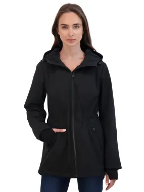 Sebby Collection Sport Women's Cozy Lined Soft Shell Anorak