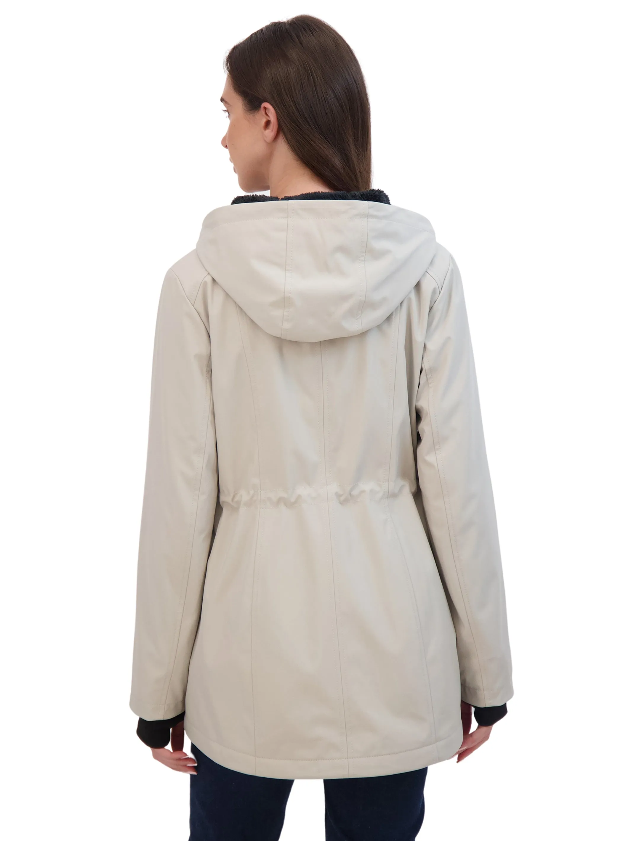 Sebby Collection Sport Women's Cozy Lined Soft Shell Anorak