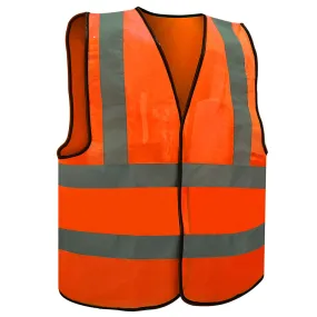 Shine, Reflective Vest Knit Fabric Velcro Type