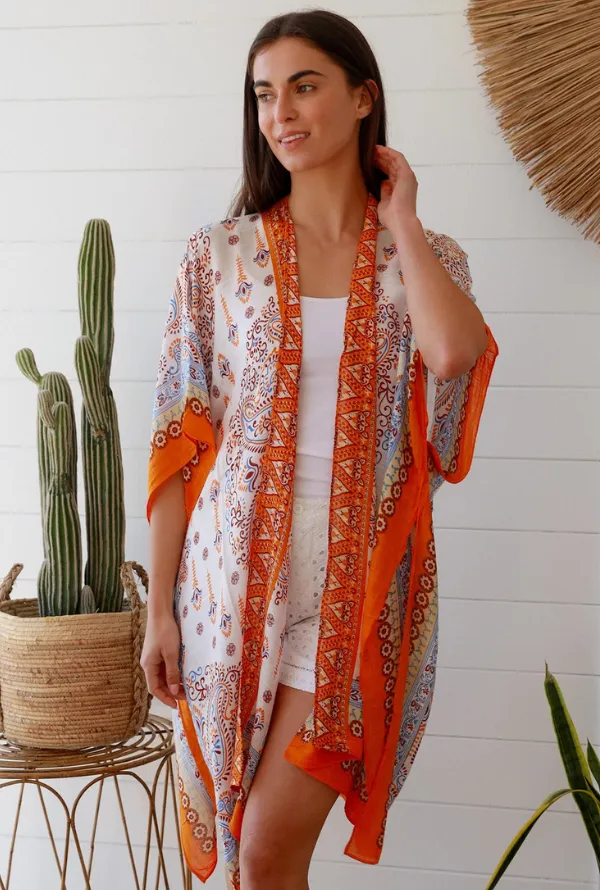 Solei Kimono - Orange