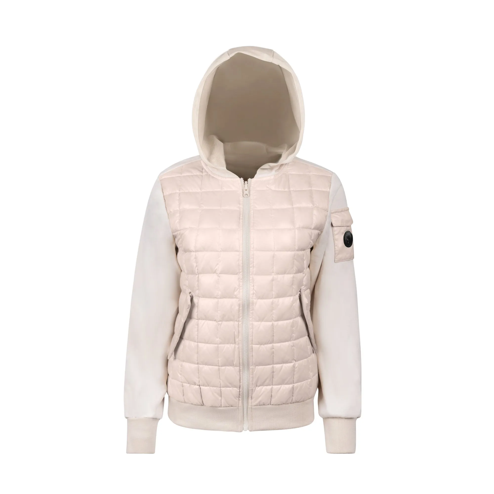 Teen Quilted Jacket - Taupe