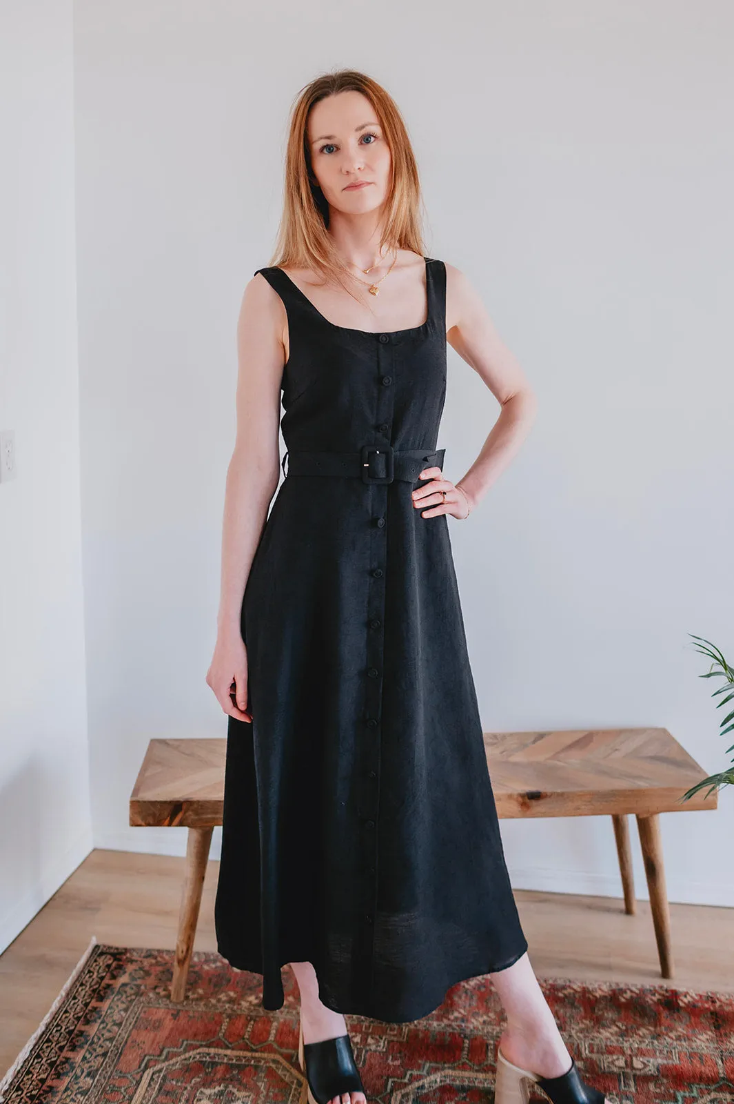 The Alisa Dress by FRNCH - Black