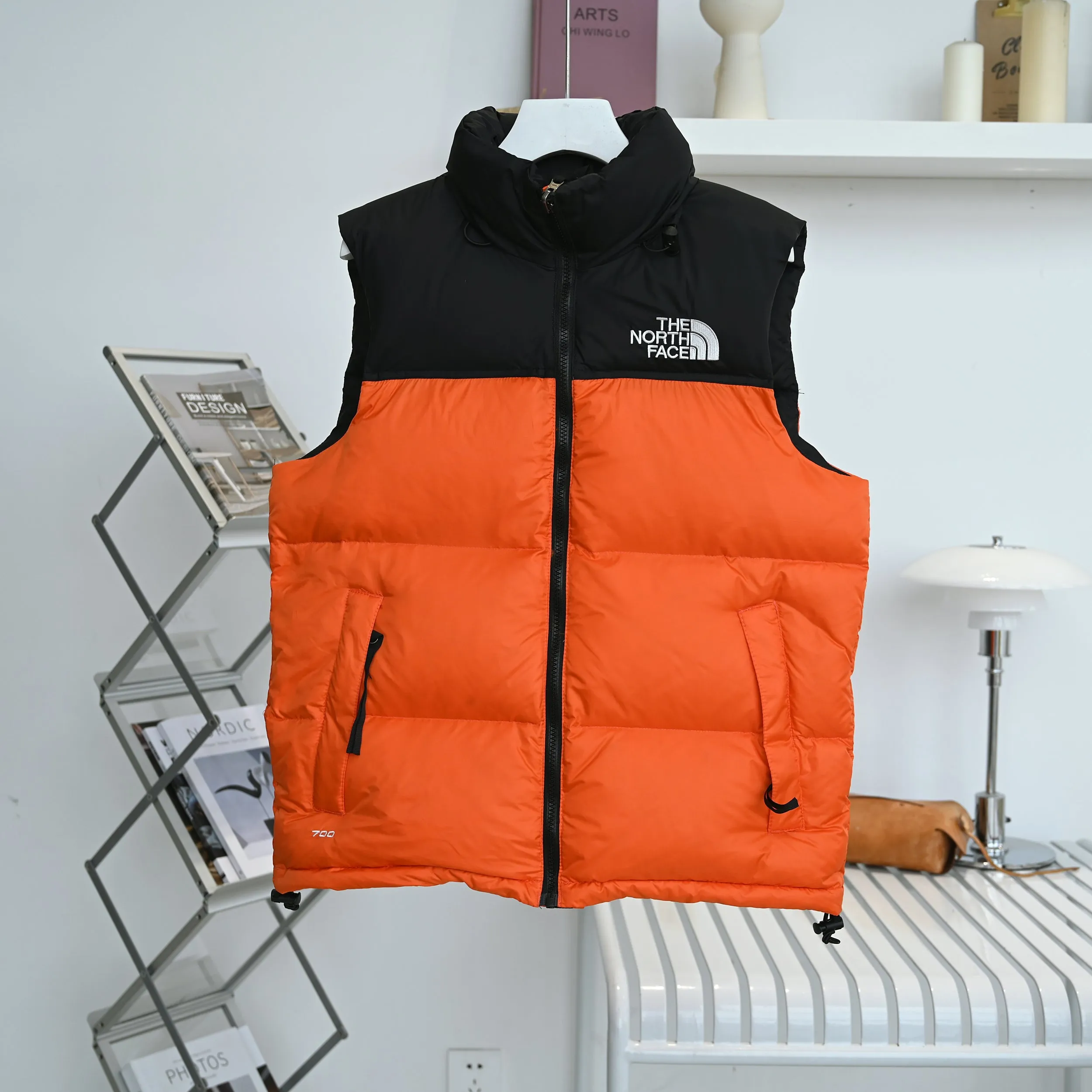 The North Face 1996 Retro Nuptse Orange Down Vest